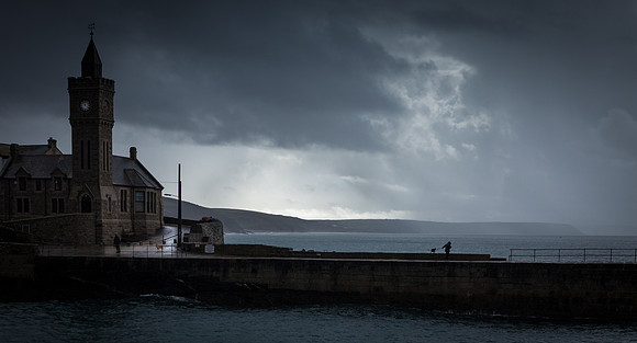 Approaching Storm at Porthleven, cornwall