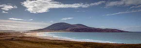 The Scarasta Dunes from the Isle of Harris Golf Club