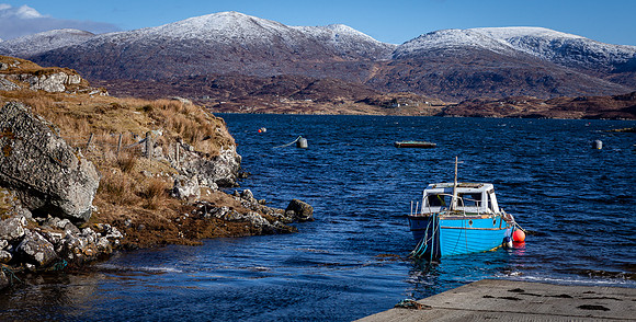 Miabhaig Jetty, The Golden Road, isle of Harris